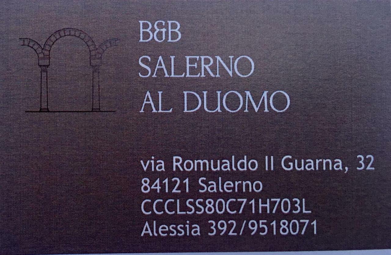B&B Salerno Al Duomo Dış mekan fotoğraf